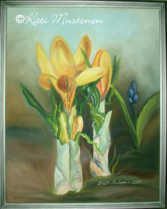 Krookukset, Kati Mustosen öljyvärimaalaus vuodelta 2009